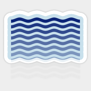 ocean waves Sticker